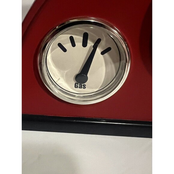 Red Mantle Desk Clock Sports Car Dashboard. Makes Noise-Works! - Picture 5 of 7